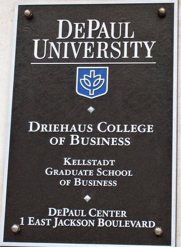 The DePaul Center Marker image. Click for full size.