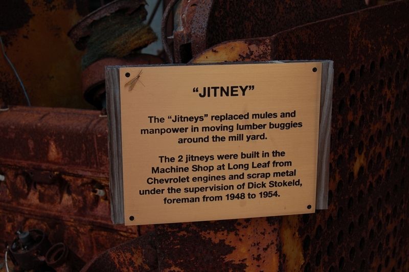 "Jitney" Marker image. Click for full size.