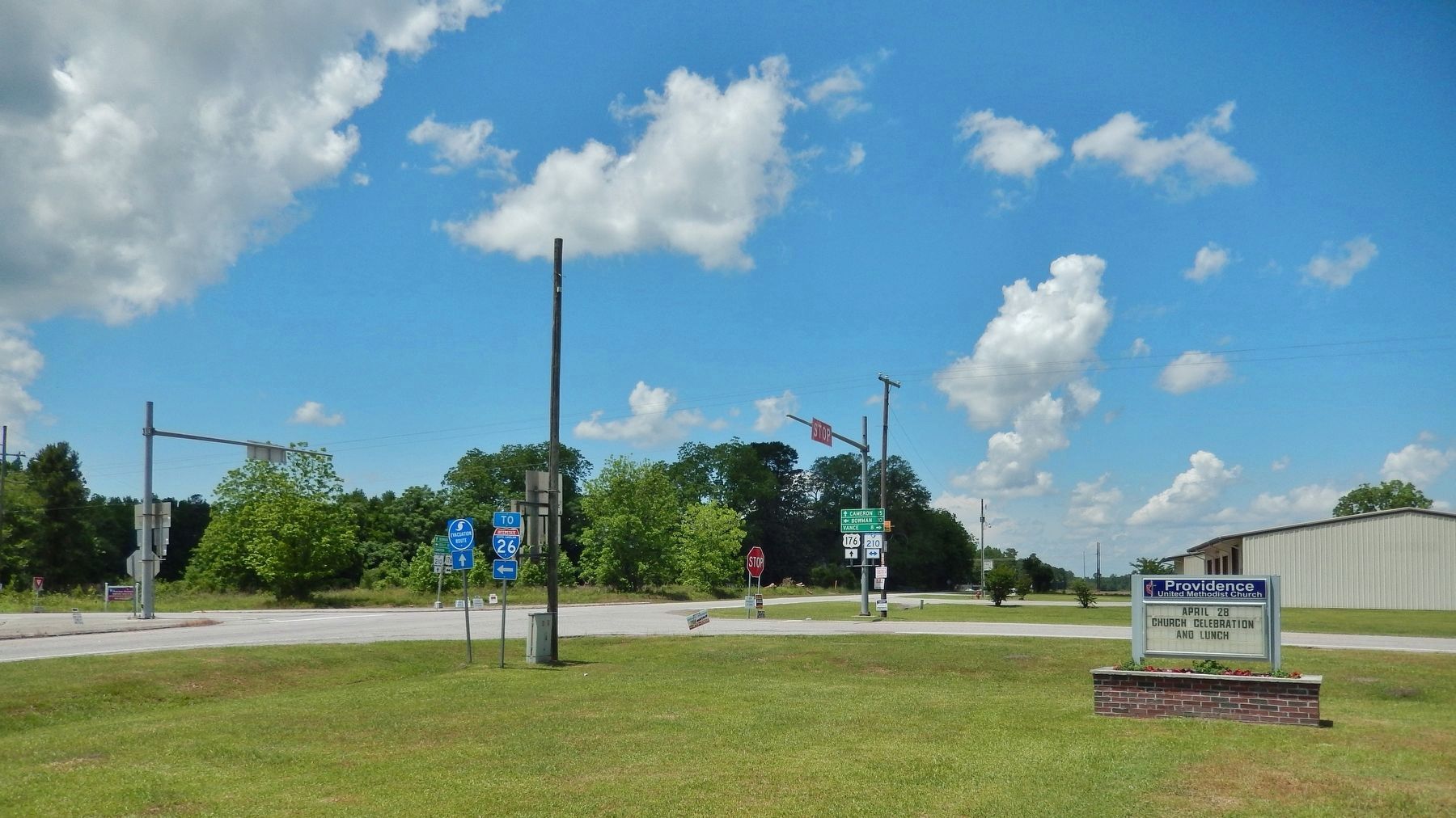Bart's Corner (<i>northeast corner • US Highway 176 & South Carolina Highway 210</i>) image. Click for full size.