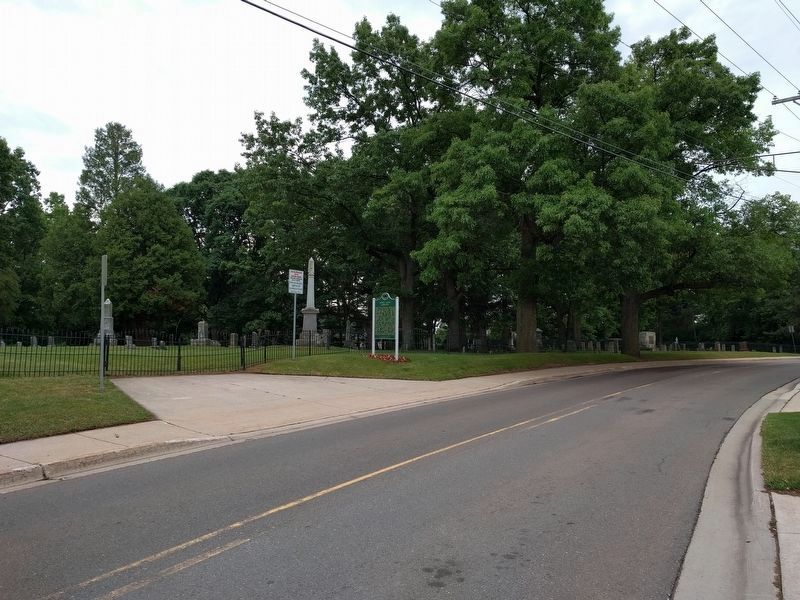 Stony Creek Cemetery and Marker. Click for full size. Stony Creek Cemetery and Marker image. Click for full size.