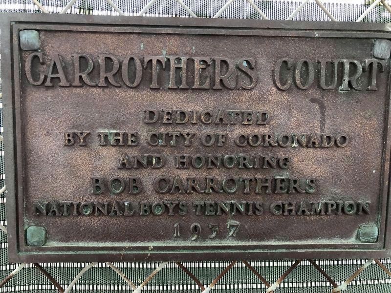 Carrothers Court Marker image. Click for full size.