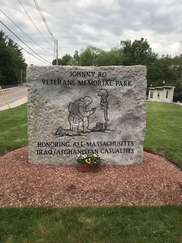 Johnny Ro Veterans Memorial Park Marker image. Click for full size.