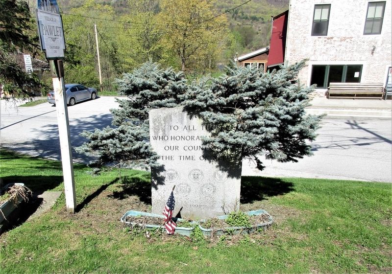 Pawlet Veterans Monument image. Click for full size.