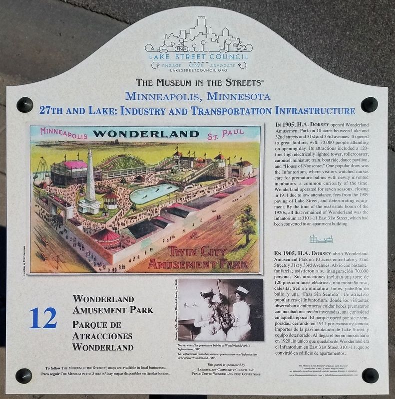 Wonderland Amusement Park marker image. Click for full size.