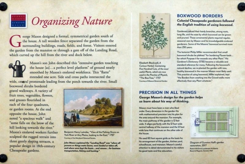 Organizing Nature Marker image. Click for full size.