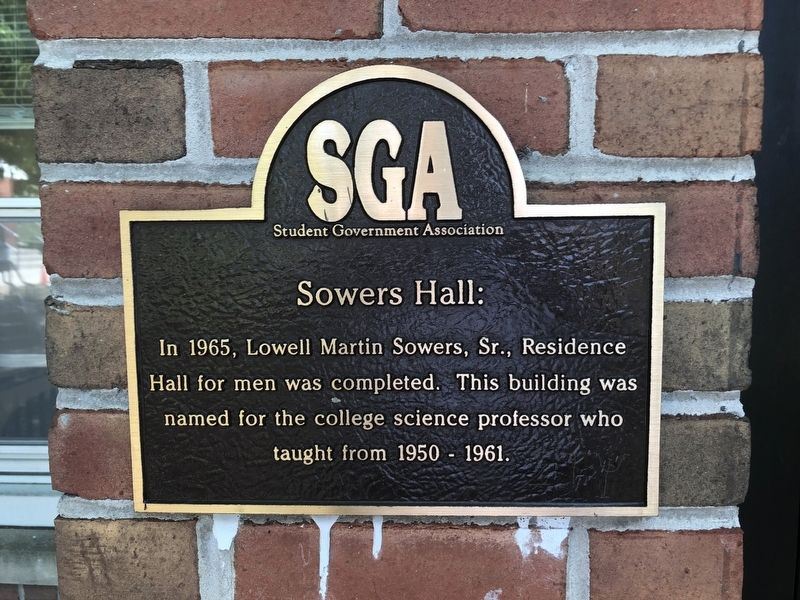 Sowers Hall Marker. Click for full size. Sowers Hall Marker image. Click for full size.
