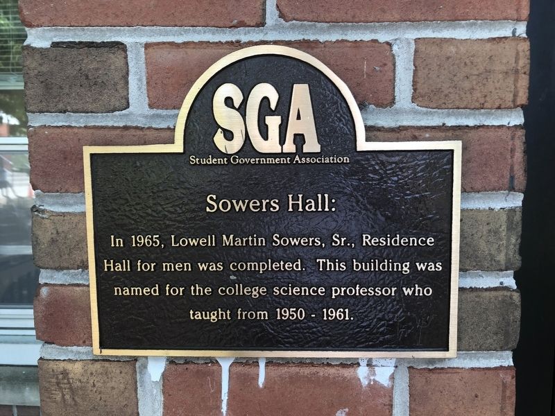 Sowers Hall Marker image. Click for full size.