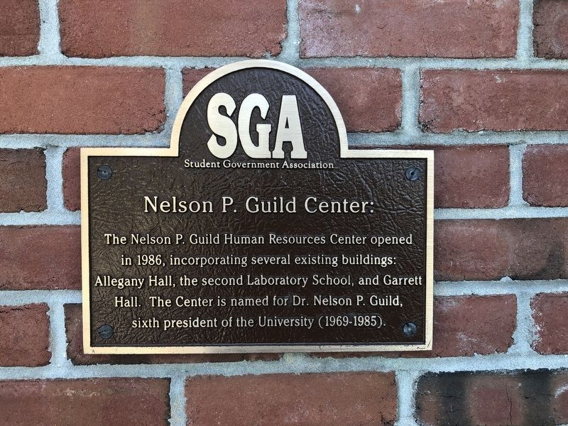 Nelson P. Guild Center Marker image. Click for full size.