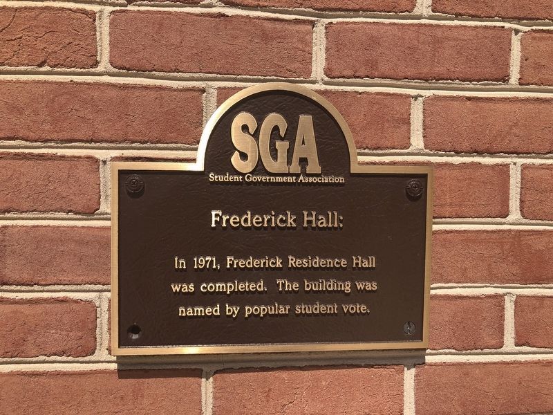 Frederick Hall Marker image. Click for full size.