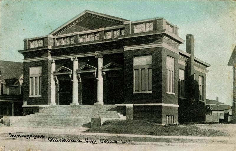 <i>Synagogue, Oklahoma City, Okla.</i>. Click for full size. <i>Synagogue, Oklahoma City, Okla.</i> image. Click for full size.
