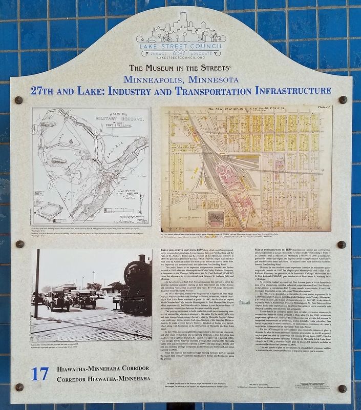 Hiawatha-Minnehaha Corridor marker image. Click for full size.