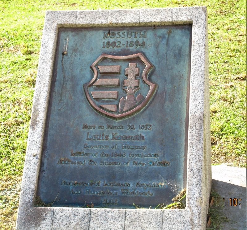 Kossuth Marker. Click for full size. Kossuth Marker image. Click for full size.