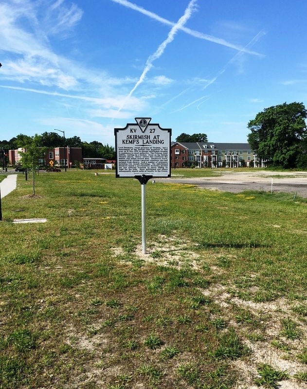 Skirmish at Kemp�s Landing Marker image. Click for full size.