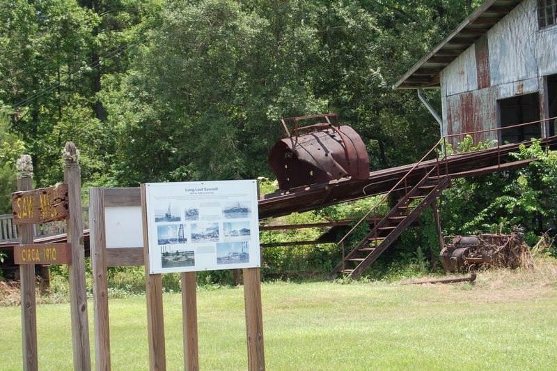Long Leaf Sawmill Marker image. Click for full size.