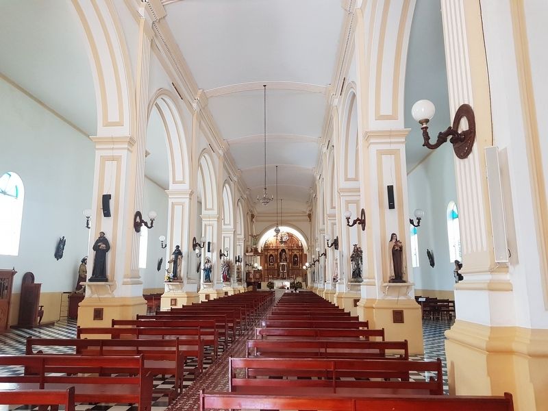 An interior view of the Cathedral of Jinotega image. Click for full size.