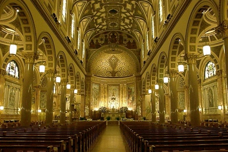 Church of St. Ignatius Loyola interior image. Click for full size.