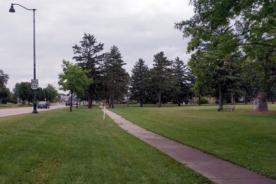 Reindahl Memorial Park Marker. Click for full size. Reindahl Memorial Park Marker image. Click for full size.