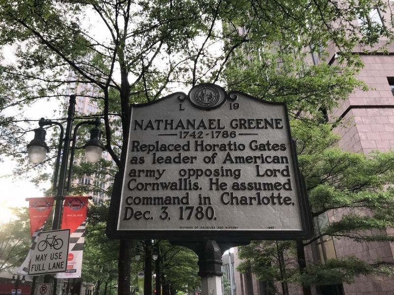 Nathanael Greene Marker. Click for full size. Nathanael Greene Marker image. Click for full size.