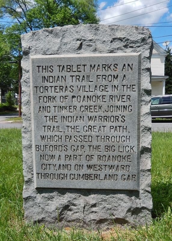 Torteras Village Indian Trail Marker image. Click for full size.