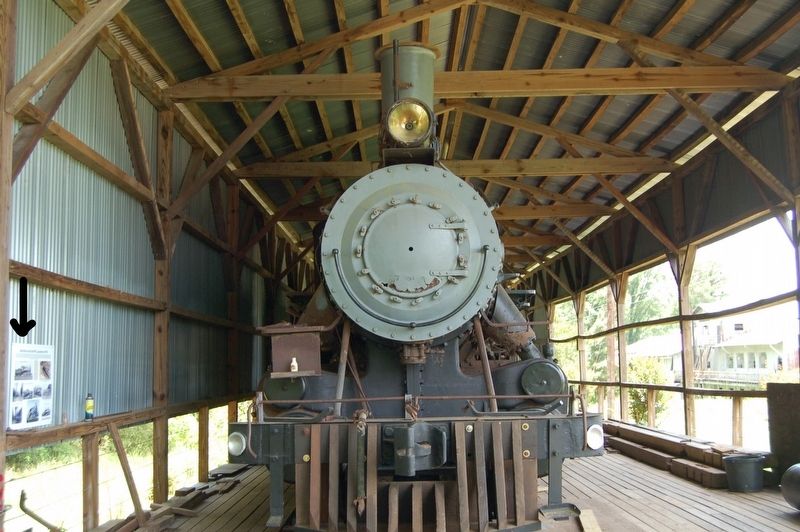 Red River and Gulf RR Locomotive #106 Marker image. Click for full size.