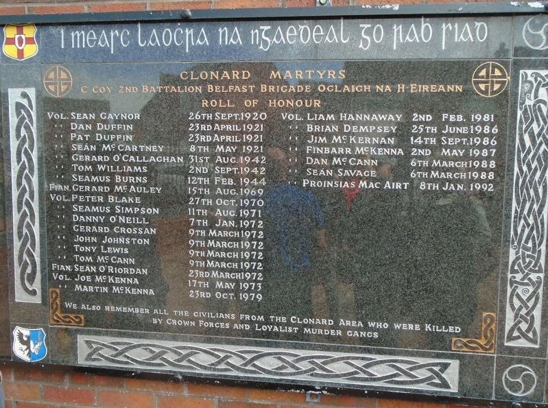 Clonard Martyrs Memorial image. Click for full size.