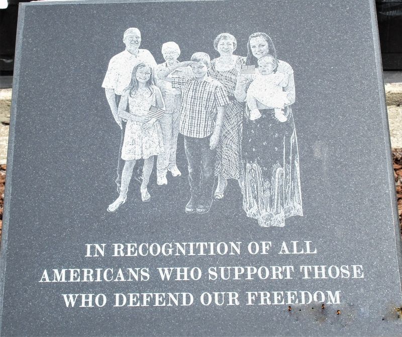 Gold and Blue Star Families Marker image. Click for full size.