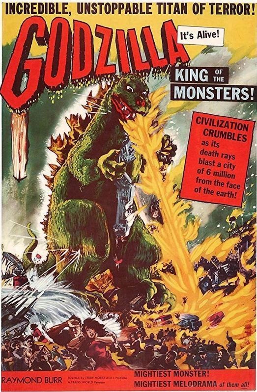 Godzilla Movie Poster, 1956 image. Click for full size.