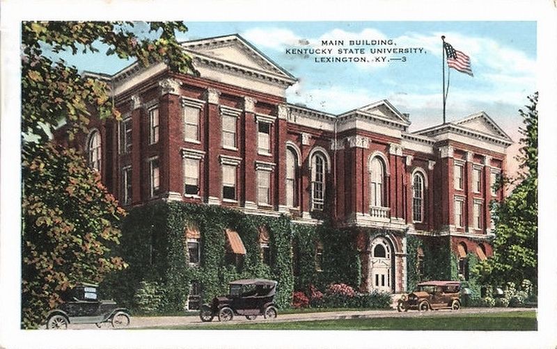 <i>Main Building , Kentucky State University, Lexington, Ky.</i> image. Click for full size.