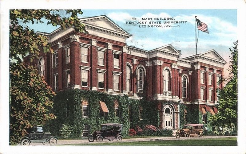 <i>Main Building , Kentucky State University, Lexington, Ky.</i>. Click for full size. <i>Main Building , Kentucky State University, Lexington, Ky.</i> image. Click for full size.