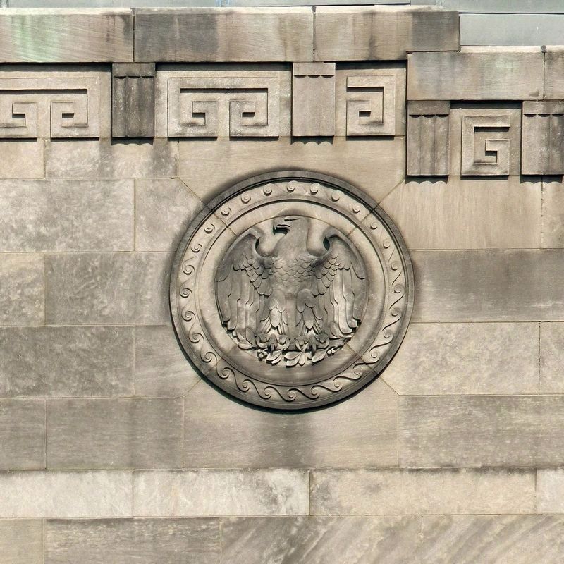 Eagle Emblem<br>On the James Wilson Memorial Arch image. Click for full size.