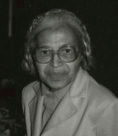 Rosa Parks - photo on marker image. Click for full size.