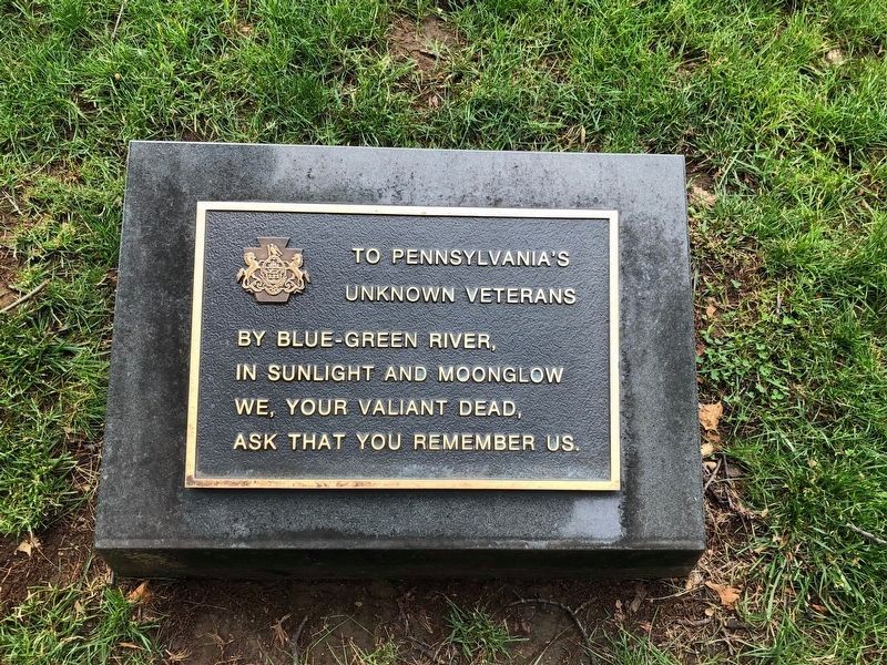 To Pennsylvania's Unknown Veterans image. Click for full size.