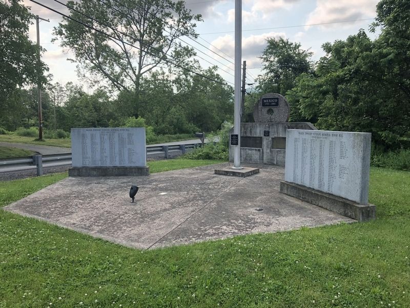 Walker Township Veterans Memorial Honor Roll image. Click for full size.
