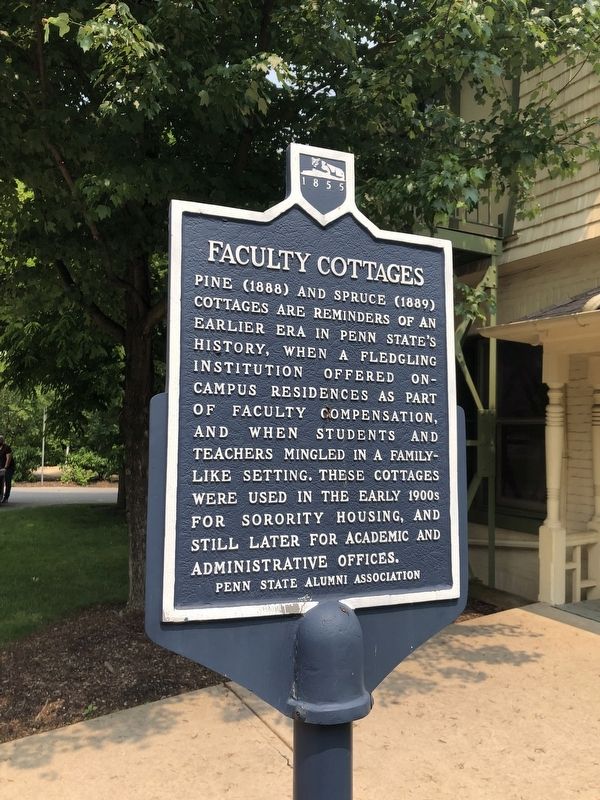 Faculty Cottages Marker. Click for full size. Faculty Cottages Marker image. Click for full size.