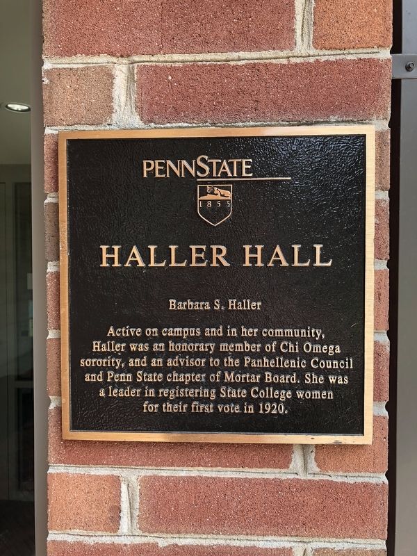 Haller Hall Marker image. Click for full size.