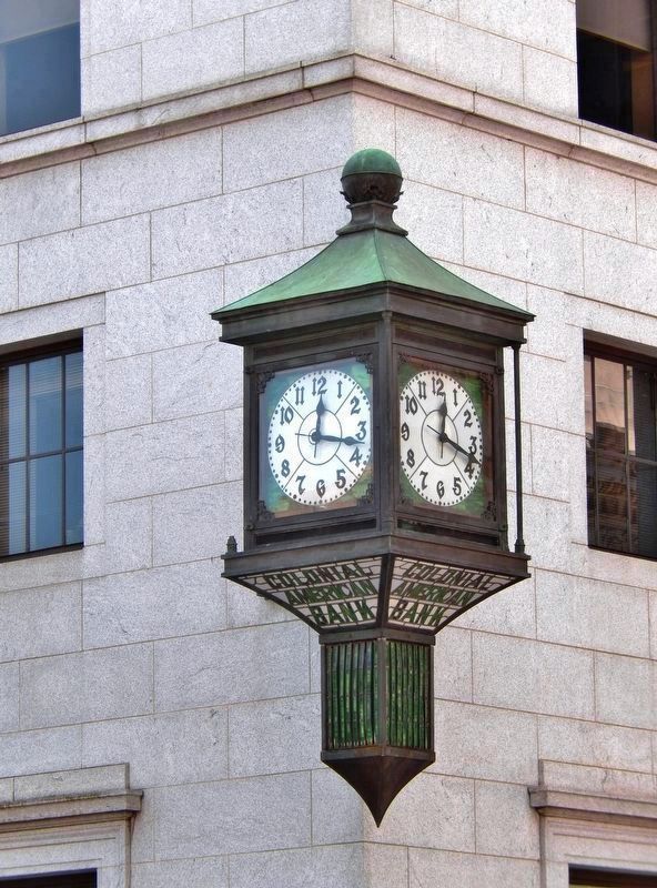 1927 Bank Clock<br>(<i>Campbell Avenue & Jefferson Street</i>) image. Click for full size.