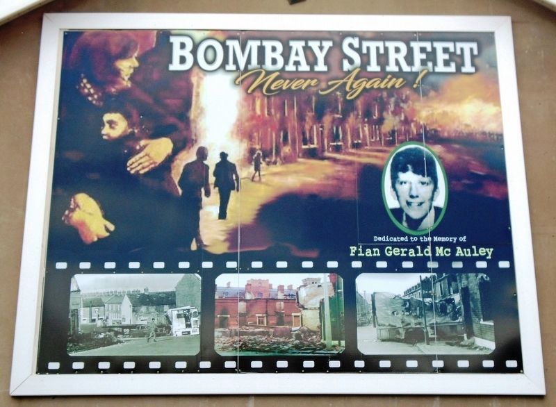 Bombay Street Marker image. Click for full size.