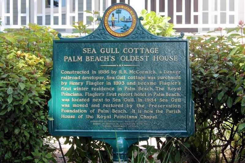 Sea Gull Cottage Marker - restored image. Click for full size.
