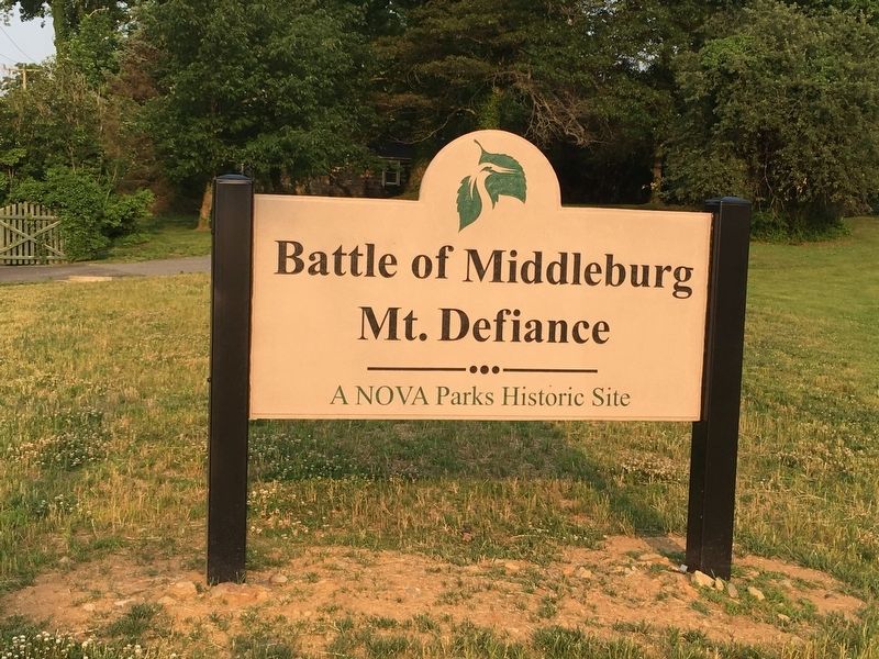 Entrance to Mt. Defiance Historic Park on Route 50 image. Click for full size.