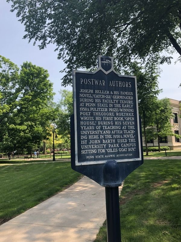 Postwar Authors Marker. Click for full size. Postwar Authors Marker image. Click for full size.