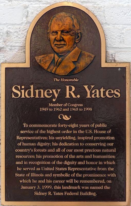Sidney R. Yates image. Click for full size.