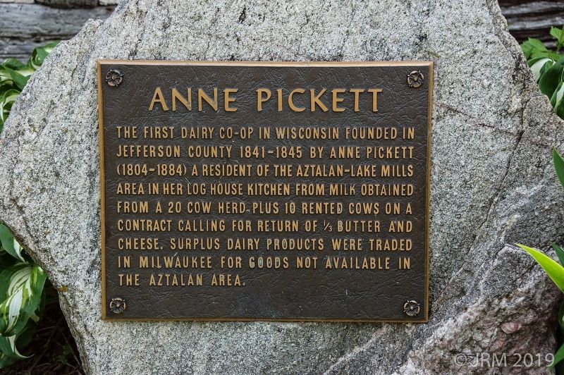 Anne Pickett Marker image. Click for full size.