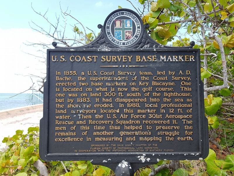 U.S. Coast Survey Base Marker image. Click for full size.