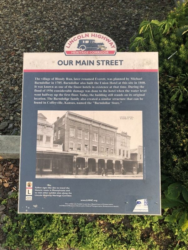 Our Main Street Marker image. Click for full size.
