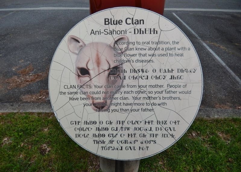 Blue Clan Marker image. Click for full size.