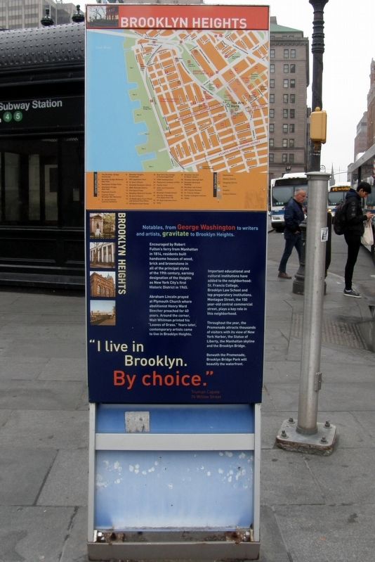 Brooklyn Heights Marker image. Click for full size.
