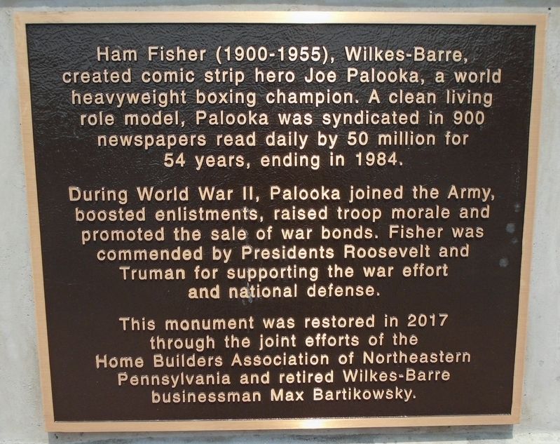 Joe Palooka Marker image. Click for full size.