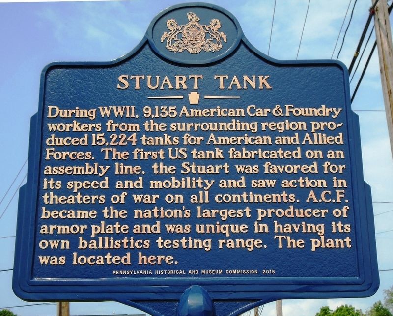 Stuart Tank Marker image. Click for full size.