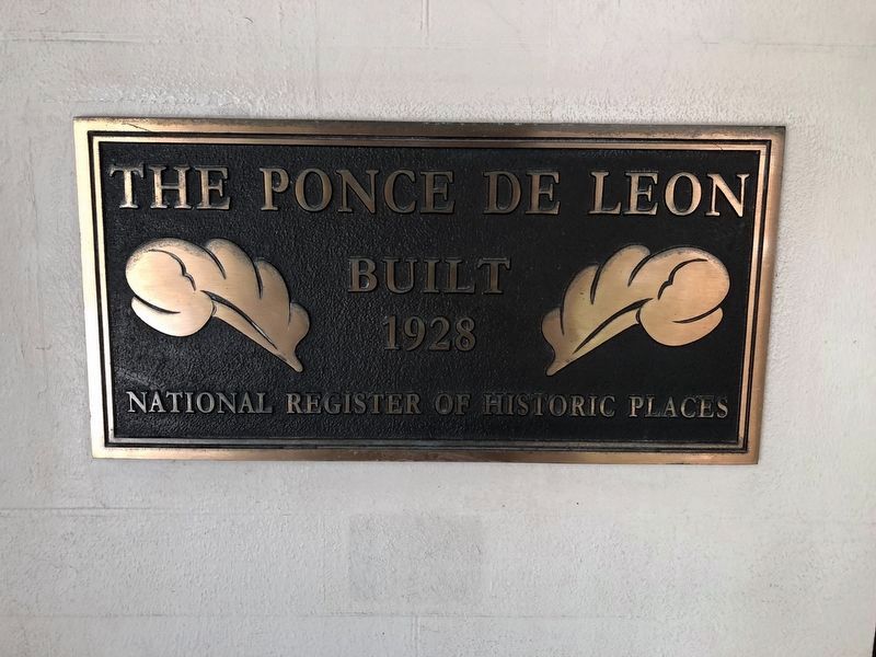 The Ponce de Leon Apartment Building Marker image. Click for more information.