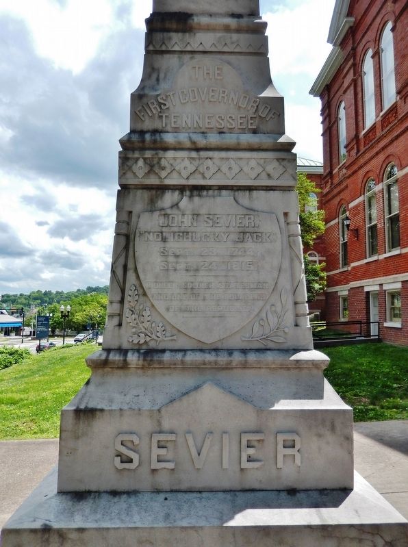 Governor John Sevier Marker image. Click for full size.